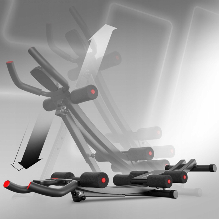 TRENAŻER MIĘŚNI BRZUCHA SKŁADANY REGULOWANY RP01