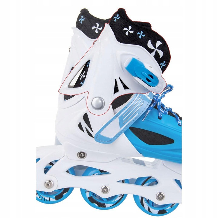 REGULOWANE ŁYŻWOROLKI WROTKI ŁYŻWY DLA DZIECI 4W1 ENERO 30-33 NIEBIESKIE