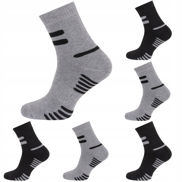 6x SKARPETY MĘSKIE DŁUŻSZE GRUBA BAWEŁNA 43-46