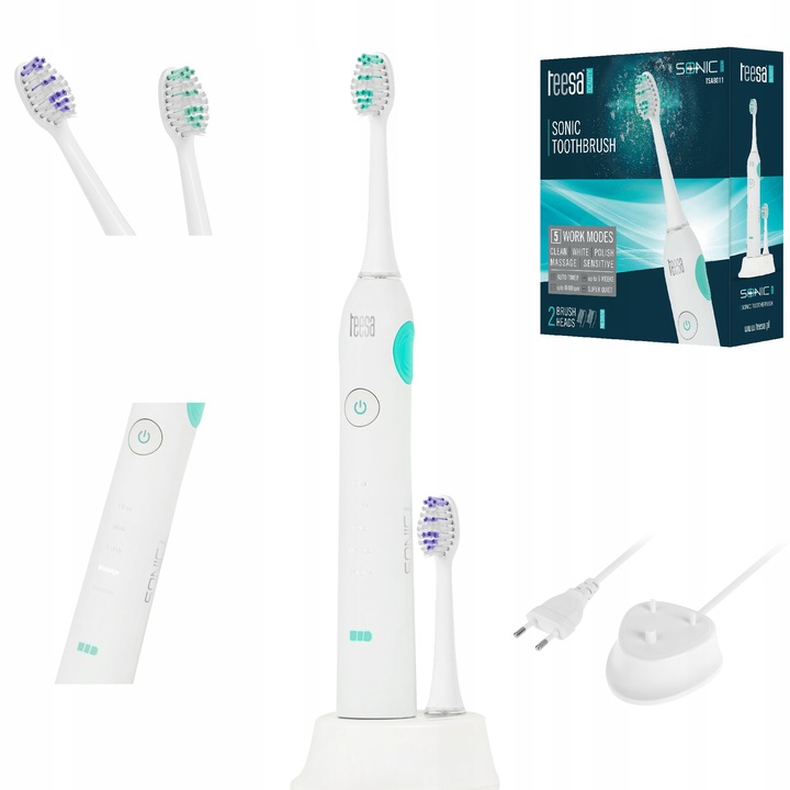Soniczna szczoteczka do zębów Teesa SONIC PRO IPX7