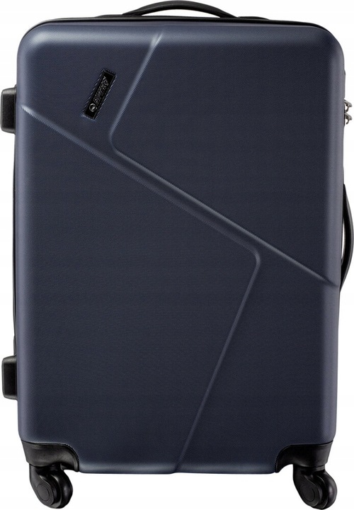 WALIZKA PODRÓŻNA NA KÓŁKACH TWARDA HI-TEC PORTO NAVY 60 L 63 x 45 x 26 cm