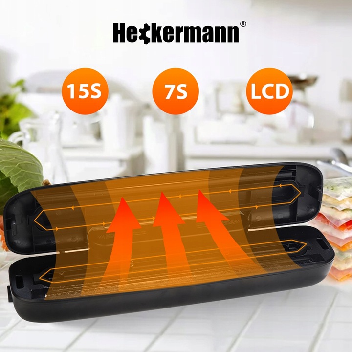 ZGRZEWARKA PRÓŻNIOWA DO PAKOWANIA ŻYWNOŚCI JEDZENIA PAKOWARKA 120W + FOLIA