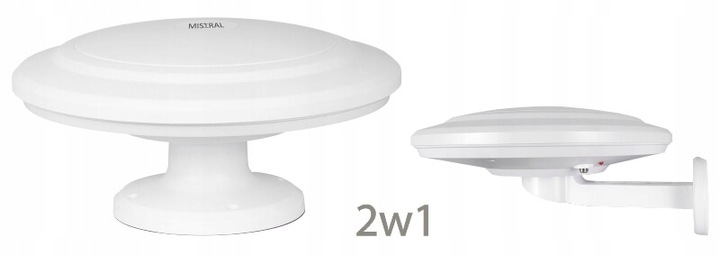 CYFROWA UNIWERSALNA MOBILNA ANTENA DVB-T/T2 BIAŁA