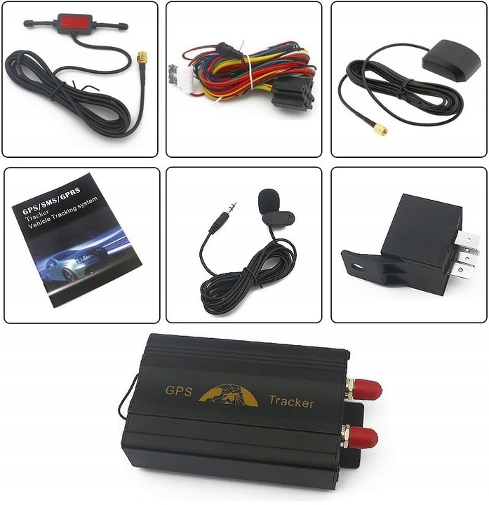 Lokalizator TK-103B GPS Tracker Podsłuch Śledzenie Monitoring Pojazdów