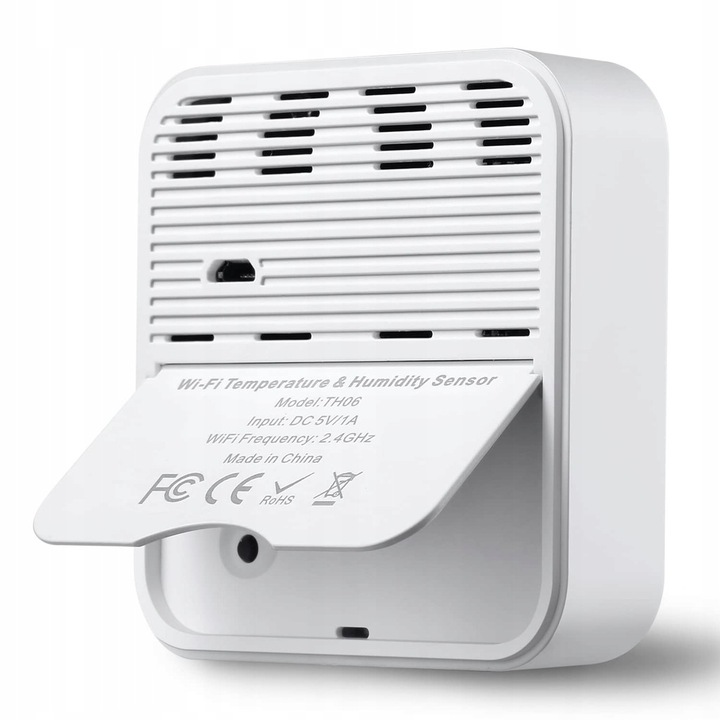 CZUJNIK TEMPERATURY I WILGOTNOŚCI WIFI SMART LIFE TUYA TERMOMETR HIGROMETR