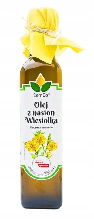 SemCo, Olej z Wiesiołka, tłoczony na zimno, 250ml
