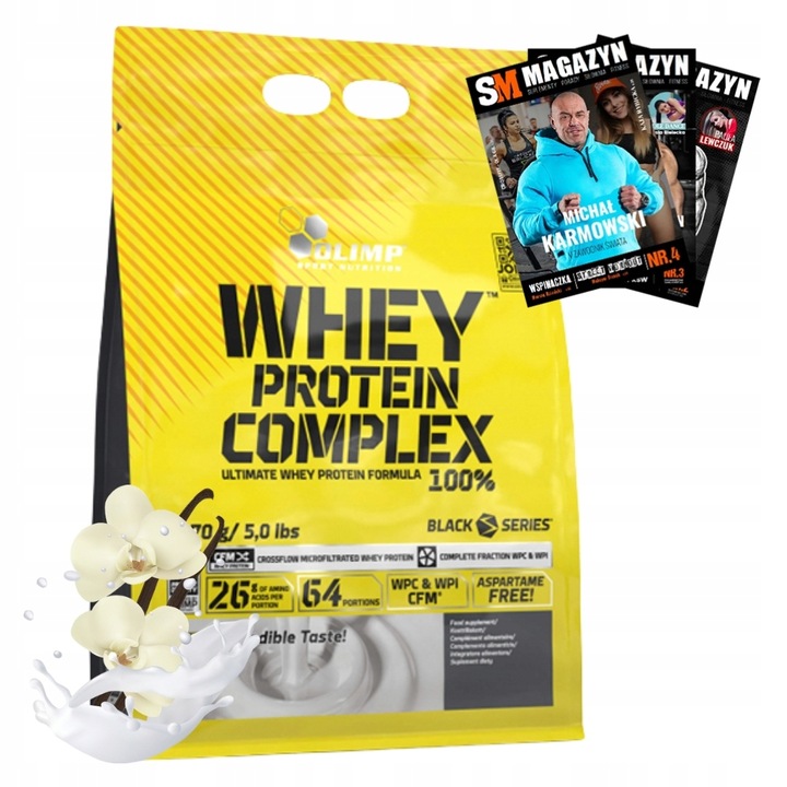 OLIMP WHEY PROTEIN COMPLEX 2270 g IZOLAT BIAŁKO WPC NA BODOWE MIĘŚNI