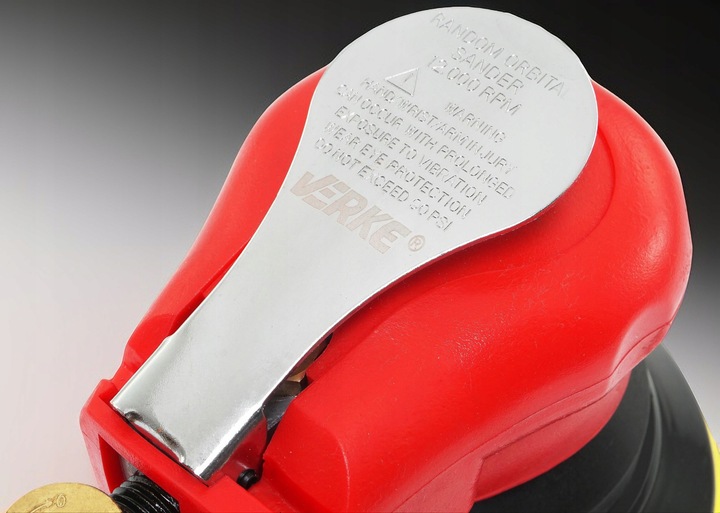 SZLIFIERKA OSCYLACYJNA PNEUMATYCZNA MIMOŚRODOWA DREWNA METALU 125mm 2,5mm