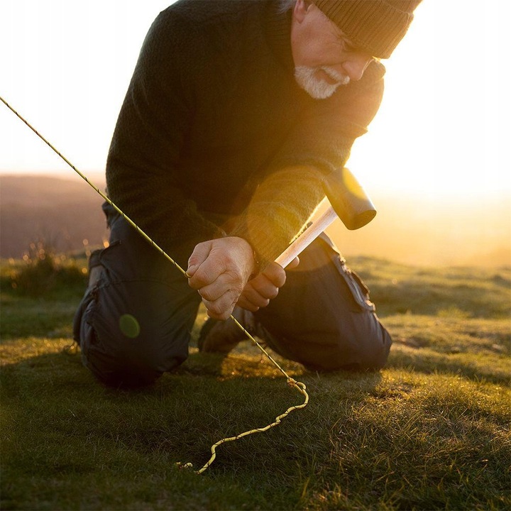 ZESTAW TURYSTYCZNY KEMPINGOWY POD NAMIOT MŁOTEK ŚLEDZIE LINKA 9 ELEMENTÓW