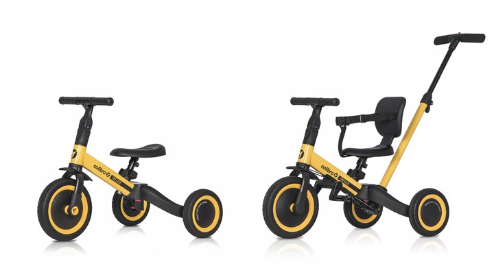 Rowerek dziecięcy TREMIX Up 6w1 banana COLIBRO