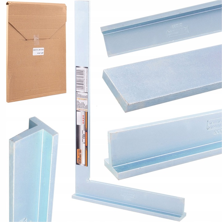 KĄTOWNIK ZE STOPKĄ ŚLUSARSKI STALOWY UNIWERSALNY OCYNKOWANY 300x180x25 MM