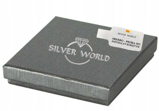 KOLCZYKI SREBRNE Z BURSZTYNEM CIENIOWANE DŁUGIE WISZĄCE NA PREZENT + GRATIS