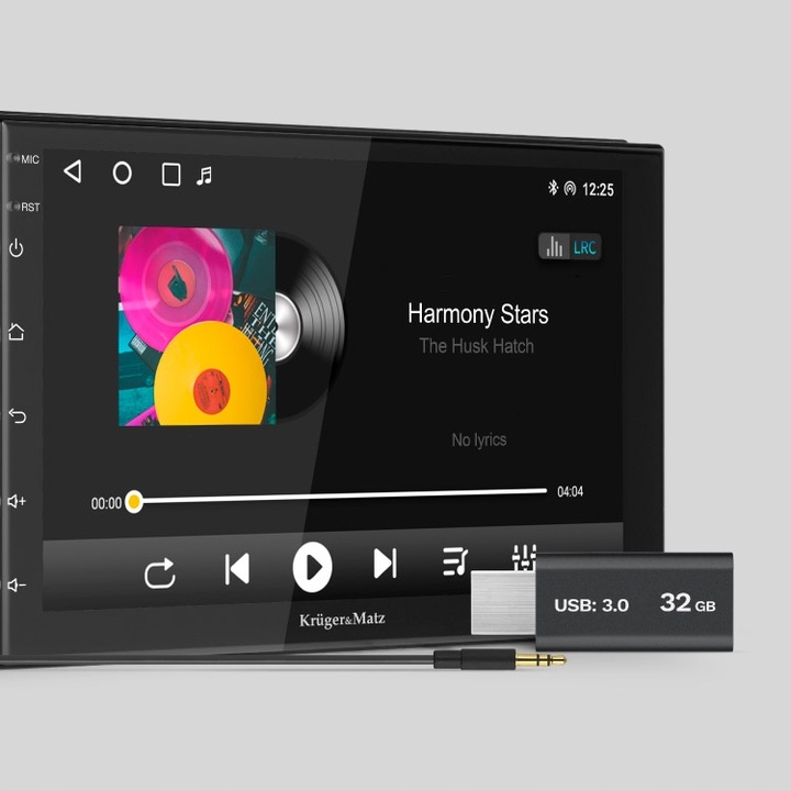 Kruger&Matz KM2010 Radio Samochodowe BT CarPlay Android +++ kamera cofania