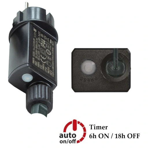 GIRLANDA ŚWIETLNA 20M LAMPKI OGRODOWE 200LED TIMER