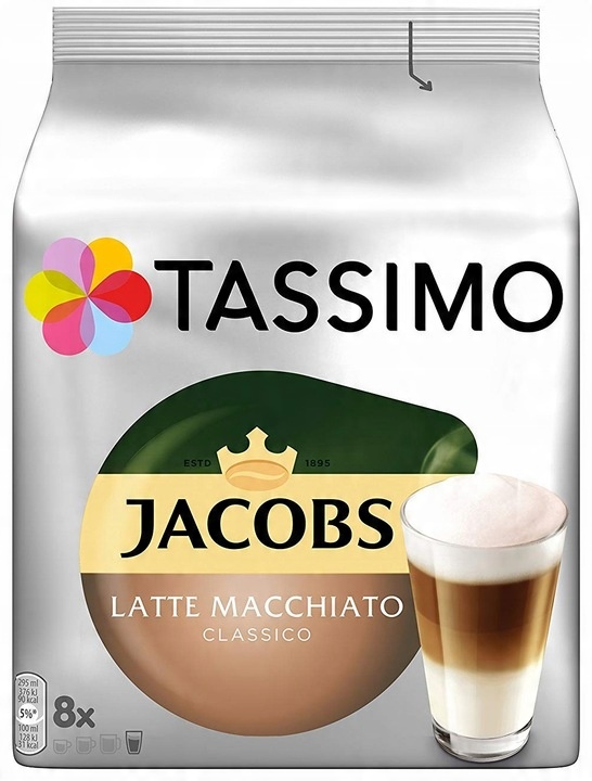 Kapsułki TASSIMO Jacobs Latte Macchiato Classico 8