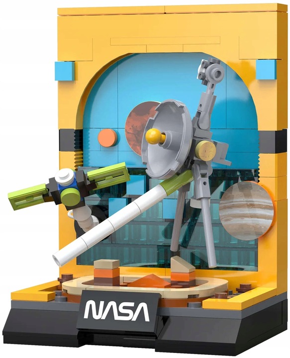 DUŻY ZESTAW KOSMICZNY KLOCKI KONSTRUKCYJNE CADA NASA WYSTAWA 1182 ELEMENTÓW