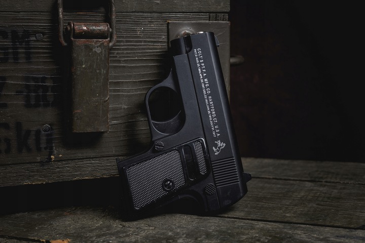 Pistolet metalowy na kulki 6mm COLT ASG imitacja broni replika MPK-C11