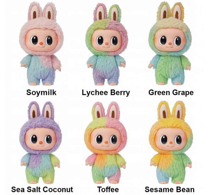 Labubu lafufu tęczowy Figurka Blindbox MASKOTKA BRELOK NAJNOWSZA