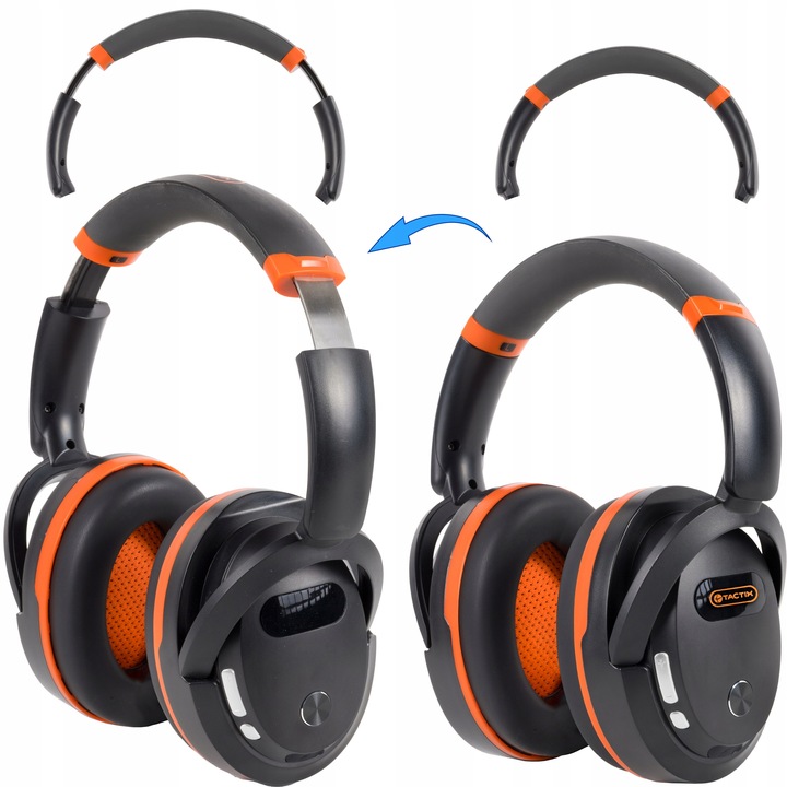 SŁUCHAWKI NAUSZNIKI OCHRONNE RADIO, BLUETOOTH 5,3 TELEFON HANDS-FREE TACTIX
