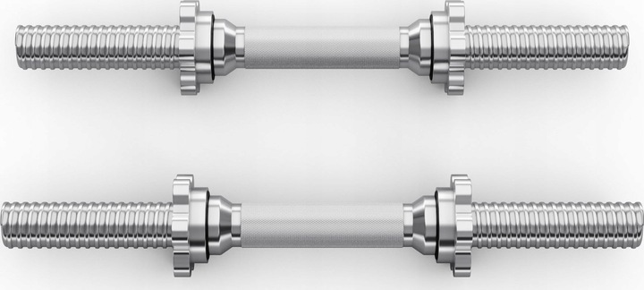 Gryfy do hantli Dumbbell Gryf Prosty Krótki Hantle 40cm 28mm 2szt. - Zipro