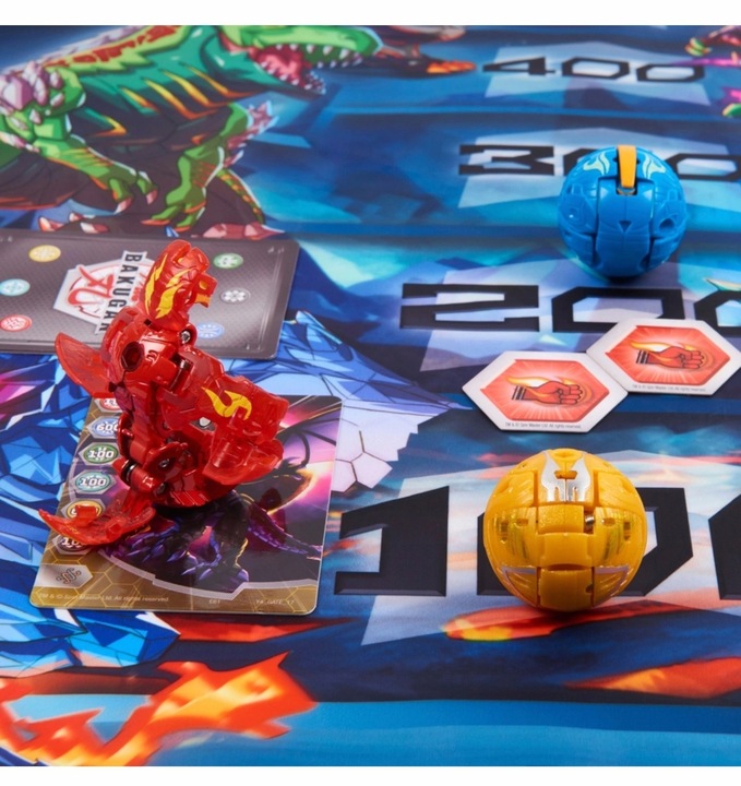 BAKUGAN EVOLUTIONS ZESTAW PLATINUM FIGURKI + MATA