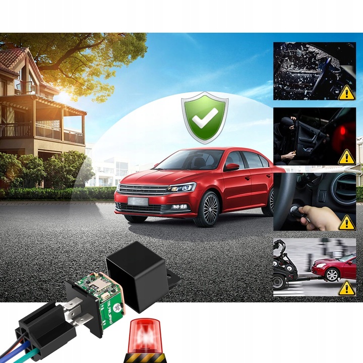 LOKALIZATOR GPS C13 ODCIĘCIE PALIWA SAMOCHÓD SERWER APP BEZ ABONAMENTU