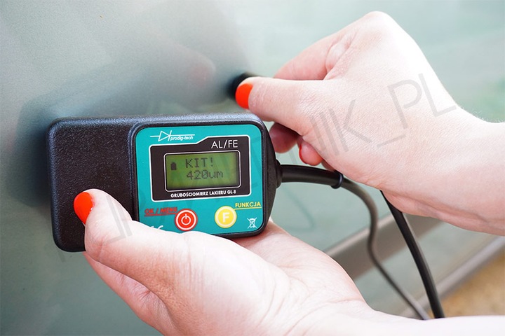 Miernik Grubości Lakieru Tester Prodig Tech GL-8s Sonda na Przewodzie