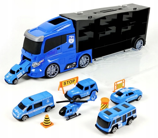 DUŻY TRANSPORTER DLA RESORAKÓW AUTKA POLICYJNE TIR Wyrzutnia Ciężarówka