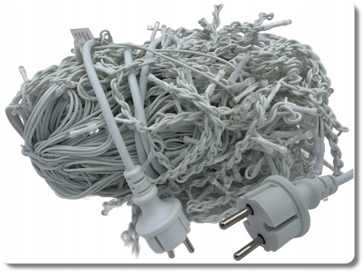 SOPLE FLASH 300 LED ZEWNĘTRZNE BIAŁE CIEPŁE lampki z zimnym Flashem