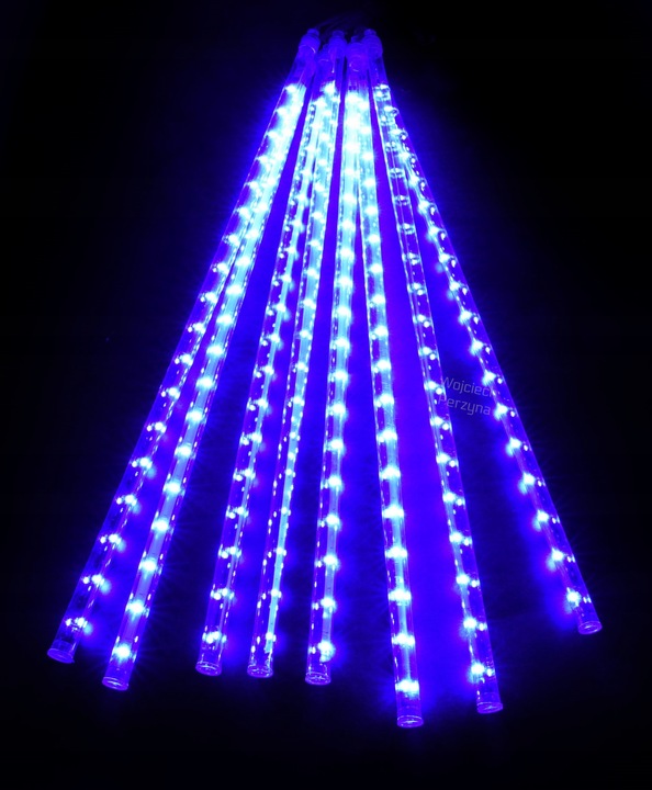 METEORY 50 CM LAMPKI PADAJĄCY ŚNIEG OŚWIETLENIE ŚWIĄTECZNE IP44 SOPLE LED