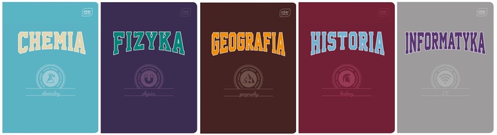 KOMPLET ZESZYTÓW TEMATYCZNYCH ZE ŚCIĄGĄ Hybrid INTERDRUK ZESTAW 10SZT