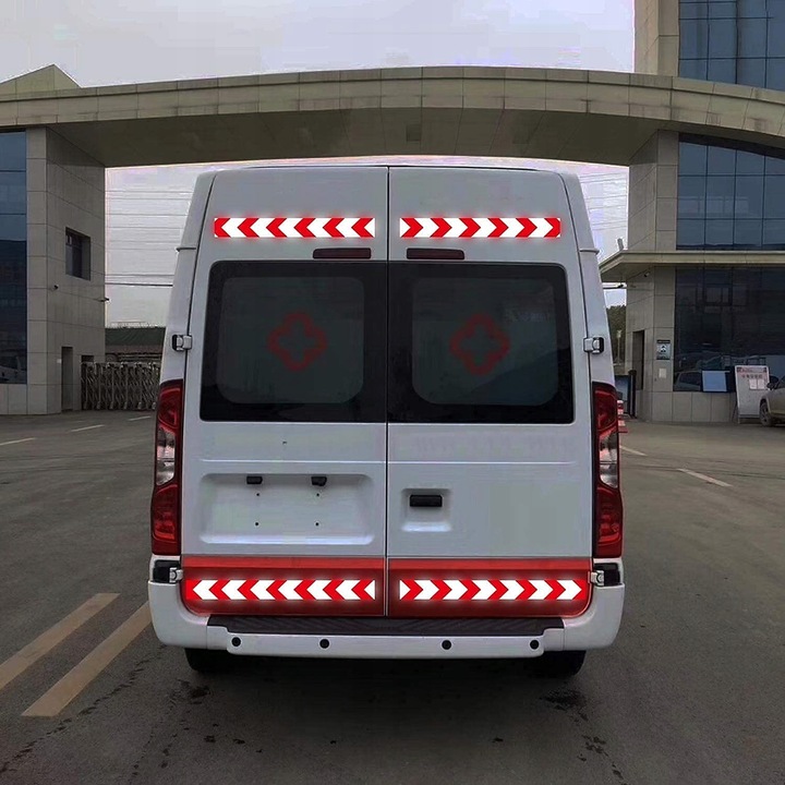 TAŚMA OSTRZEGAWCZA 50mm x 25m ODBLASKOWA SAMOPRZYLEPNA ZÓŁTA - CZARNA 5CM