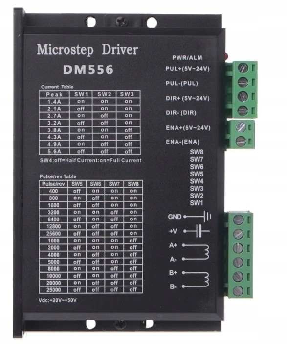 Sterownik silnika krokowego DM556 - 5.6A