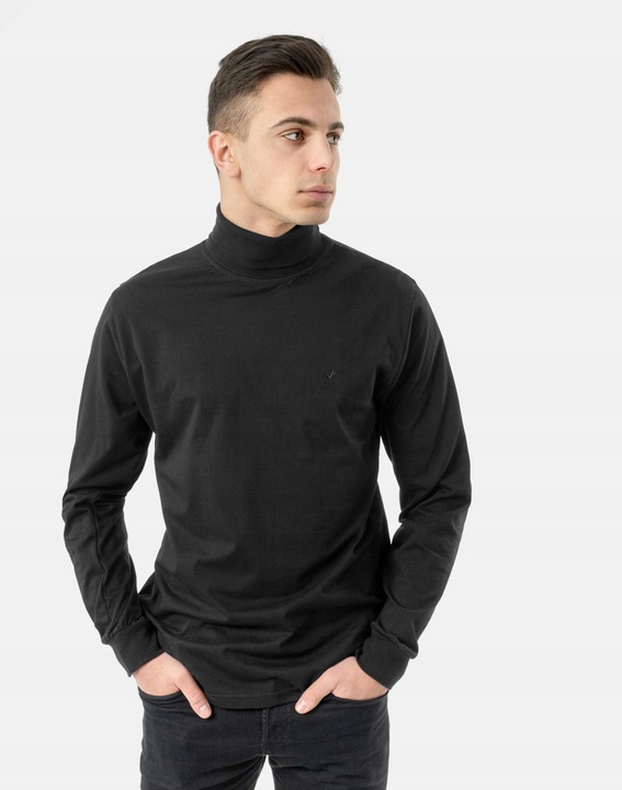 Elegancki Sweter Golf Męski Bawełniany 1620-01 XXL