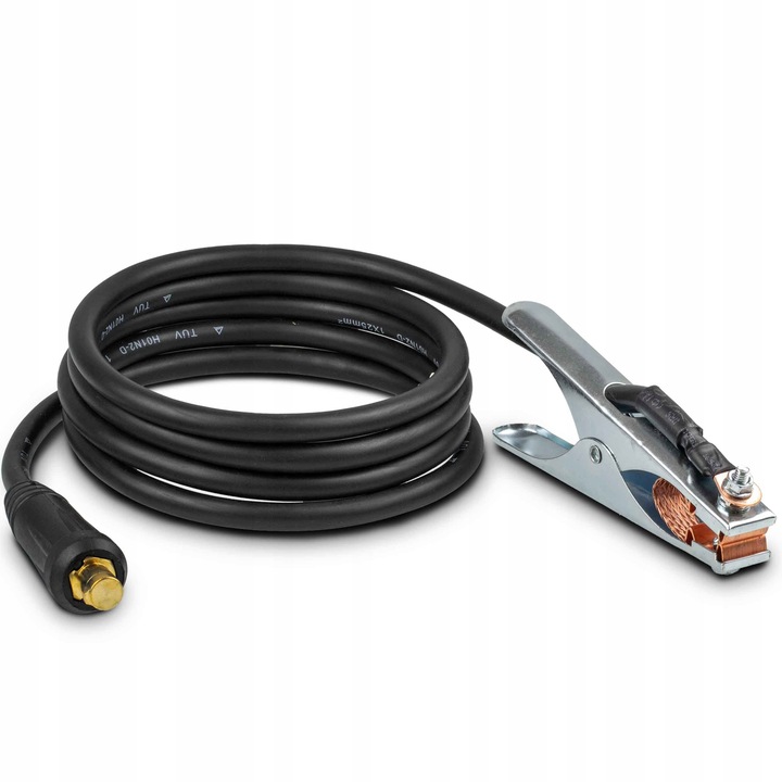 UCHWYT SPAWALNICZY MASOWY 300A przewód 25mm2 wtyk DX50 ŁW50 do spawarki