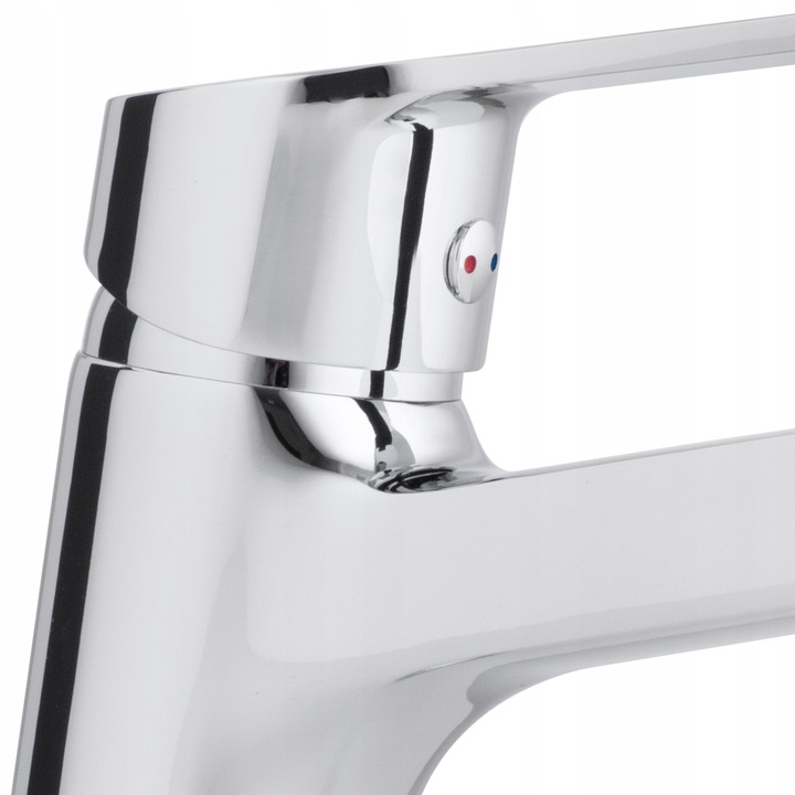 Bateria umywalkowa stojąca chrom srebrna kran do łazienki YOKA HOME