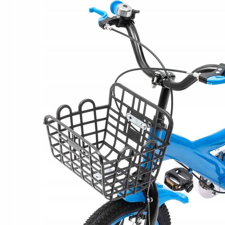 12-calowy niebieski rower dziecięcy.