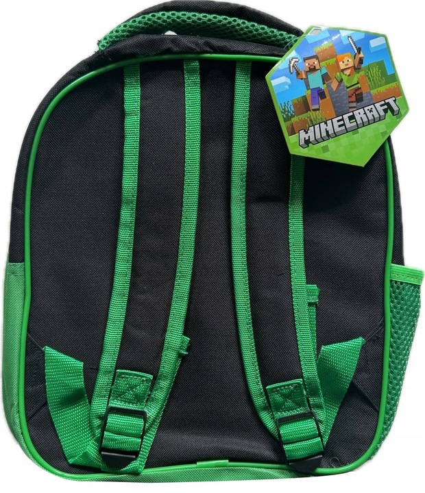 MINECRAFT PLECAK PRZEDSZKOLNY 3D CREEPER