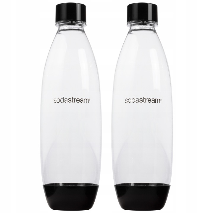 2x BUTLE BUTELKI SODASTREAM BUTELKA DO SATURATORA 1L DWUPAK DO ZMYWARKI
