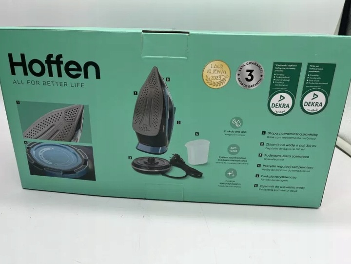 HOFFEN ŻELAZKO BEZPRZEWODOWE