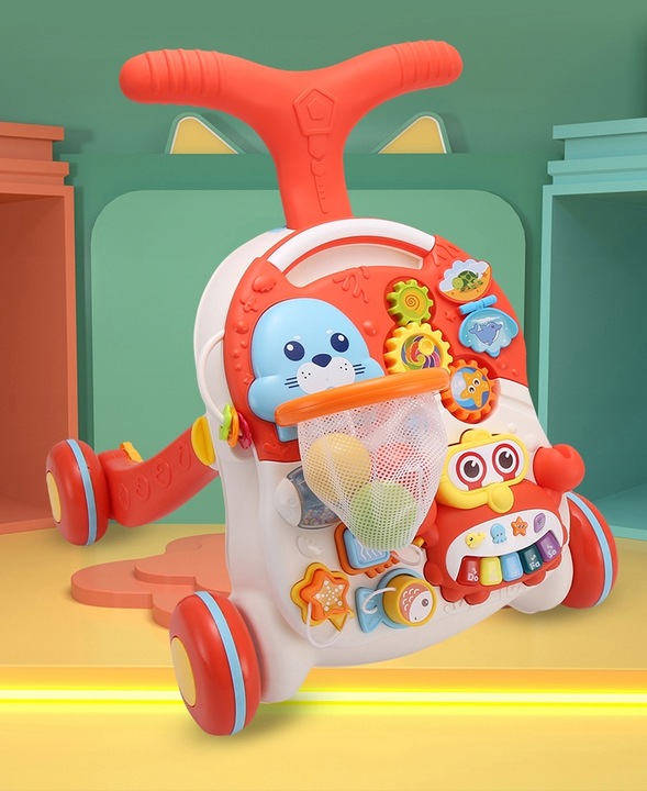 CHODZIK PCHACZ INTERAKTYWNY STOLIK EDUKACYJNY 5w1