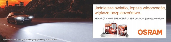 D1S OSRAM NIGHT BREAKER LASER XENARC +220% 2SZT