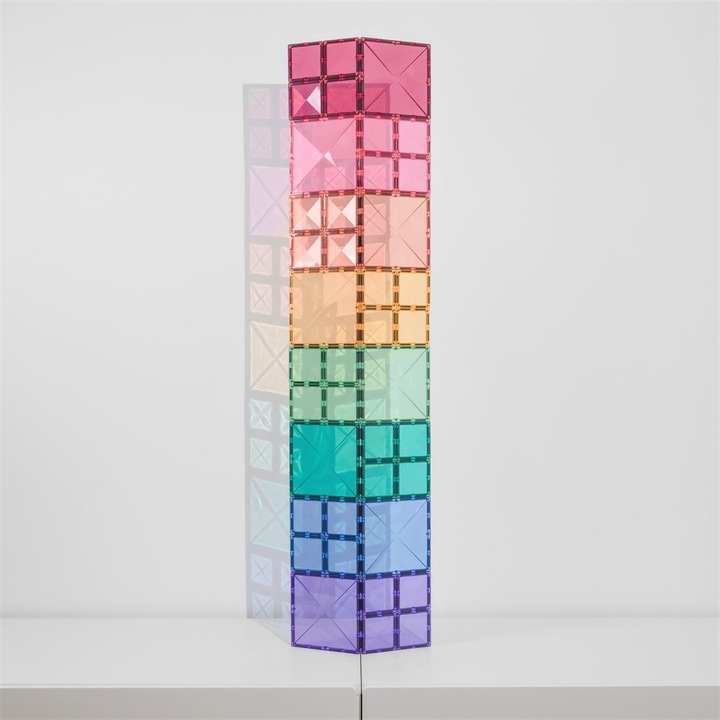 Connetix: 40 el. Klocki magnetyczne Pastel Square