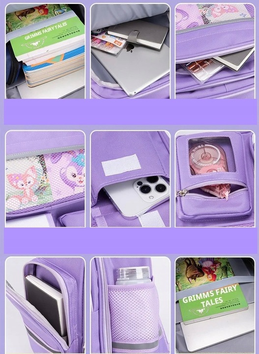 PLECAK SZKOLNY TORNISTER + PIÓRNIK KRÓLIK ZAJĄC odblaski WIELOKOMOROWY 3D