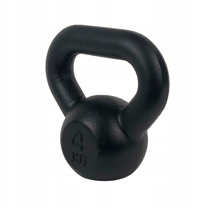 4 kg KETTLEBELL Kettle Odważnik HANTLA Żeliwna PL