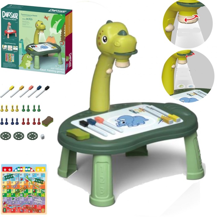 Projektor Rzutnik Do Nauki Rysowania Gry Planszowe Prezent dla 3 4 5 Latka