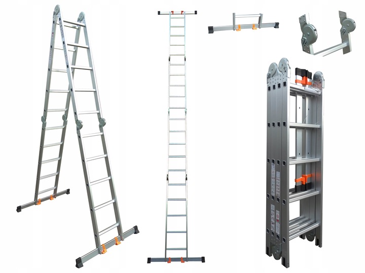 DRABINA PRZEGUBOWA 4x5 PROFESJONALNA 570 CM