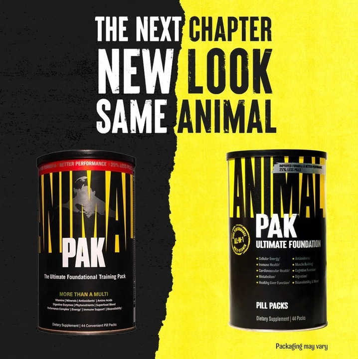 UNIVERSAL ANIMAL PAK 44 SASZ MULTIWITAMINA NEW