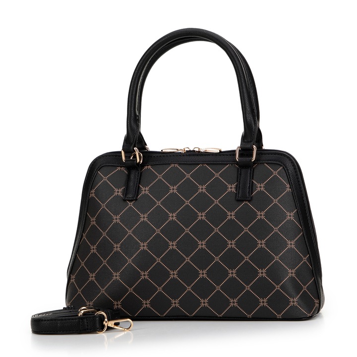 WITTCHEN damski kuferek w monogram czarny