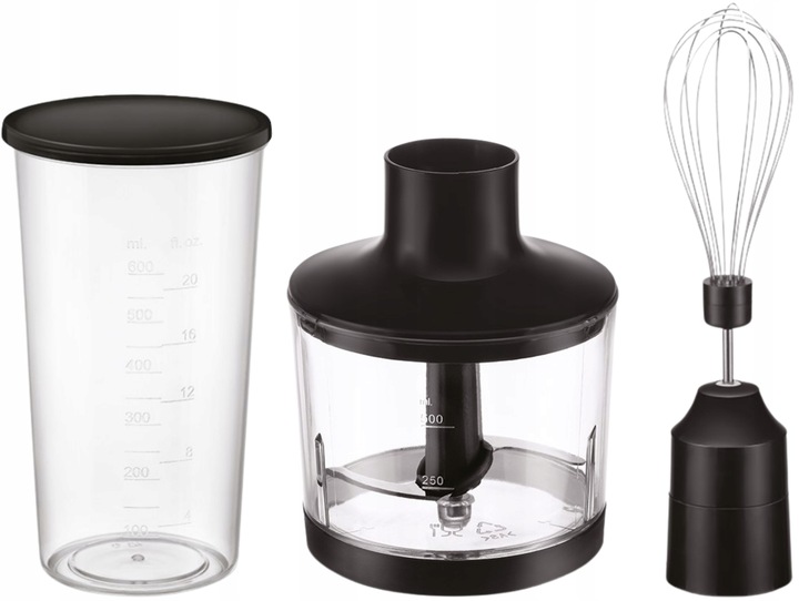 Blender ręczny Zelmer ZHB 6000 1500 W TURBO Miarka Rozdrabniacz Trzepaczka